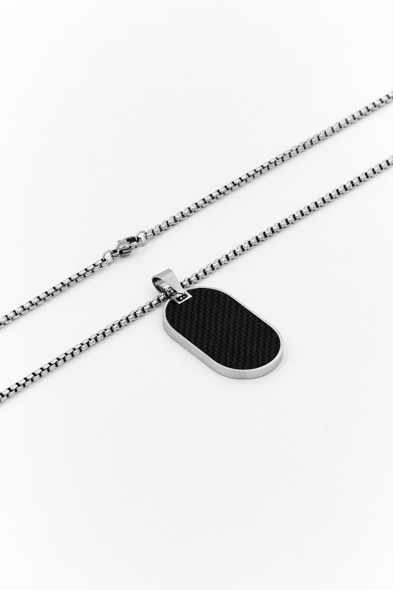 Steeltime Men Folding Step Stool Necklace, Silver - Image 2